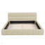 Grand lit plateforme tapissier avec tissu épais et lit au sol avec structure solide-229564263