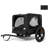Heavy Duty Collapsible Pet Bike Trailer With 16-Inch All-Terrain Wheels And Universal Hitch – Foldable Dog/Cargo Carrier Cart For Bicycles, Black-122632913