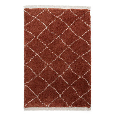 Pechler area rug Machine Woven Rust