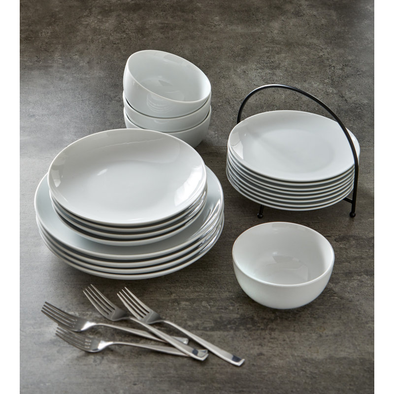 Whiteware Buffet Plate S/8