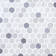 Spectrum Classic Blend 1 Inch Hexagon Recycled Glass Mosaic
