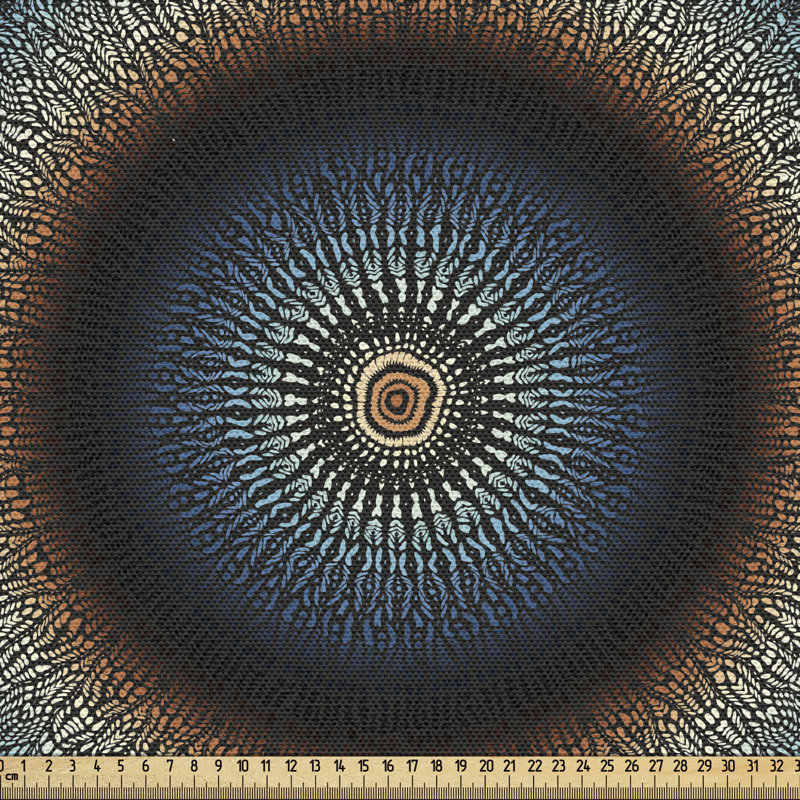 Tissu Ambesonne Mandala, l 58 po x L 108 po
