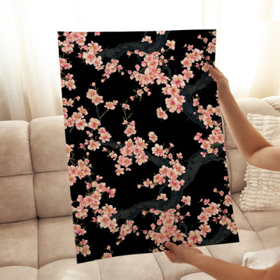 Art floral japonais avec fleurs de cerisier japonaises