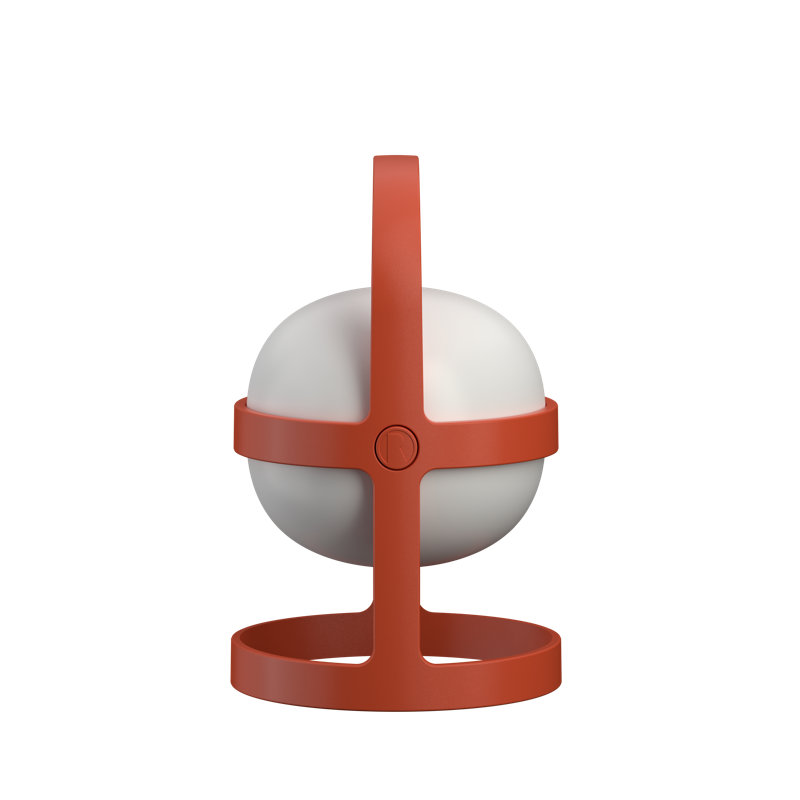 Soft Spot Solar Circular, 9.8" H x 5.9" W x 5.9" D, Terracotta