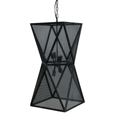 Luminaire suspendu géométrique 8 lumières