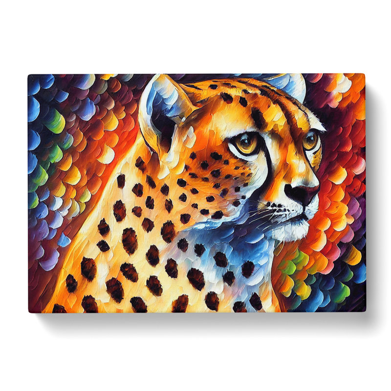Cheetah Vol.3 Abstract - Wrapped Canvas, 35cm H x 50cm W x 3cm D