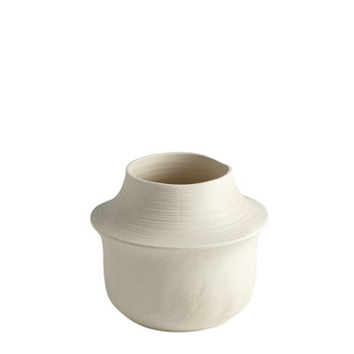 Vase Fladis - Marbre crème mat - Faible