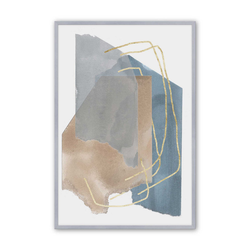Fragments of Light I Print in a Frame, Chrome poli, H 37,25 po x l 25,25 po