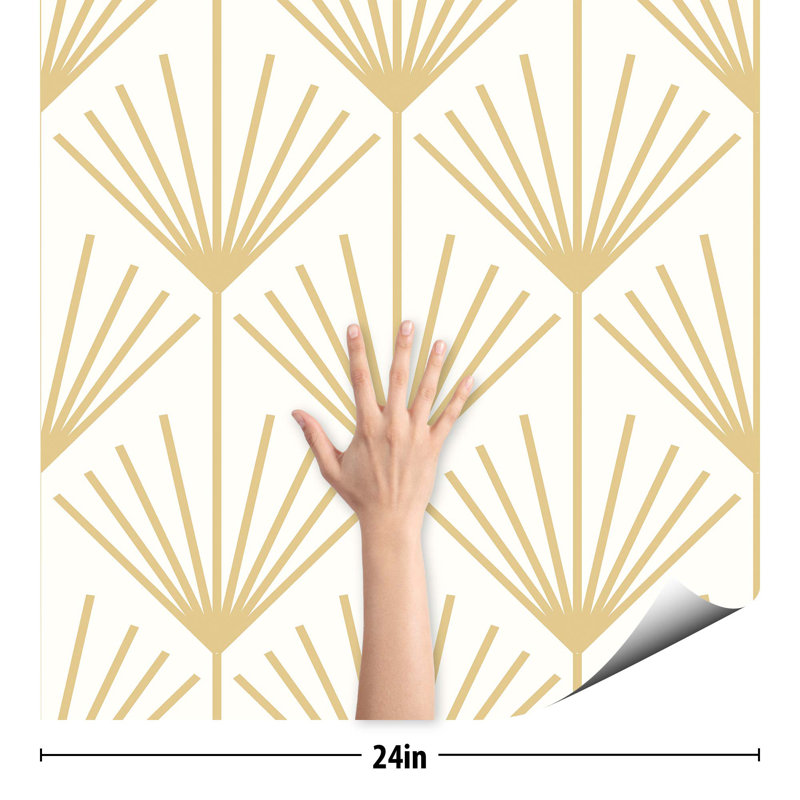 Carreau de papier peint Jadus, L 48 po x l 24 po