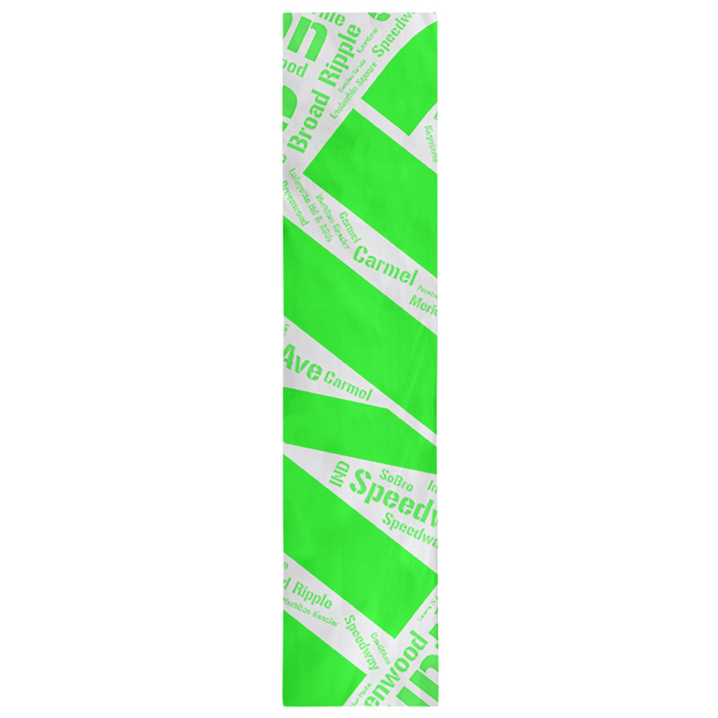 Chemin de table, 72 po x 16 po, Vert, Indianapolis