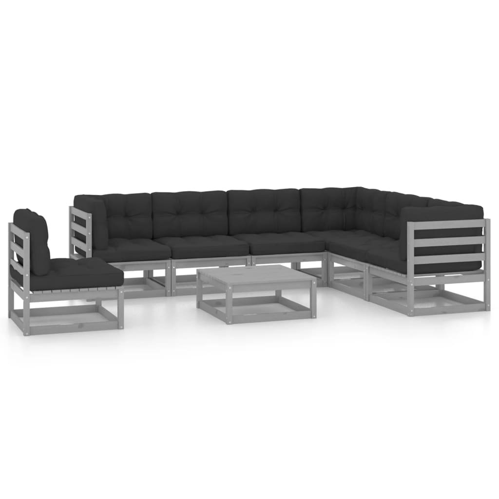 7-Sitzer Lounge-Set Cianchette mit Polster