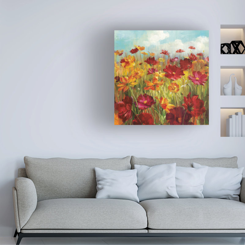 Œuvre sur toile, "Danhui Nai", H 35 po x l 35 po