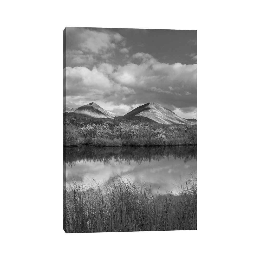 Peaks Along River In Autumn, Ogilvie Mountains, Tombstone Territorial Park, Yukon, Canada von Tim Fitzharris - Gallery-W...