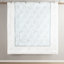 Très grand édredon en coton blanc, brodé foncé, rembourré, surdimensionné et doux, comprend édredon, jupe de lit, 2 taies décoratives, blanc, 100%, rembourré,