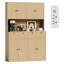 Armoire de rangement de cuisine avec station de charge, armoire de rangement pour aliments de 71 po de hauteur-781882477