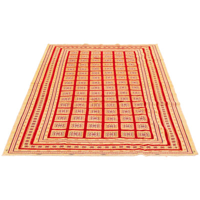 Tapis rouge tadjik 6 pi 8 po x 9 pi 2 po