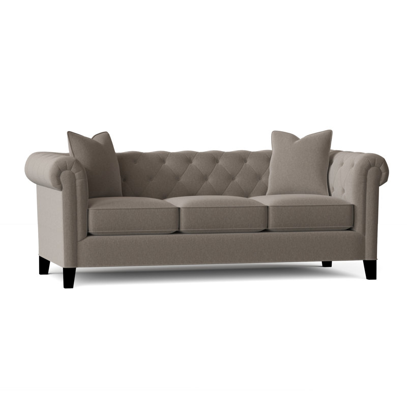 Caspar Upholstered 82'' Sofa, Heavenly Cinder Chenille