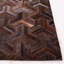 Tapis en cuir feutré brun clair / brun Beaufort-780381381