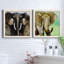 Majestic Encounter - Ensemble de 2 peintures sur toile encadrées-687279699-687279662