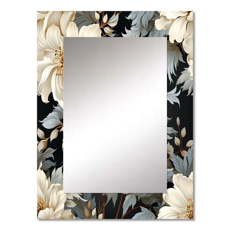 Larsen Urban Victorian Splendor Victorian Motif - Miroir mural floral, 32 po x 24 po