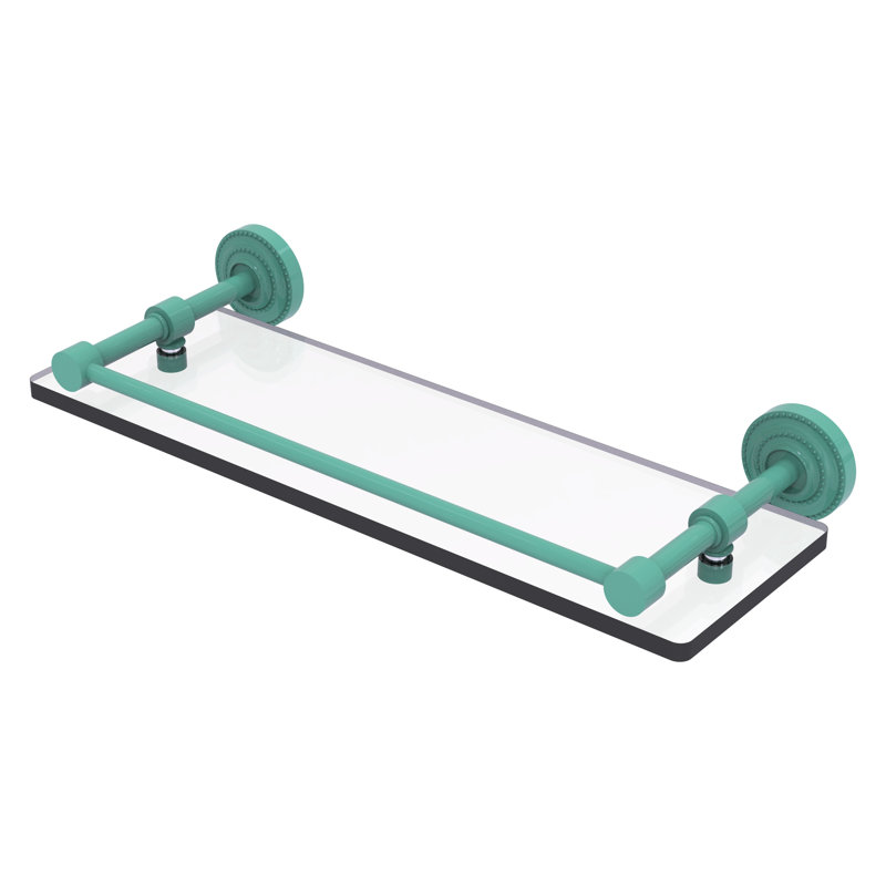 Tablette flottante Dottingham, H 3 po x l 16 po x P 5 po, Vert écume de mer
