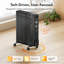 VonHaus 2500 Watt Electric Radiator Space Heater with Adjustable Thermostat-65002322