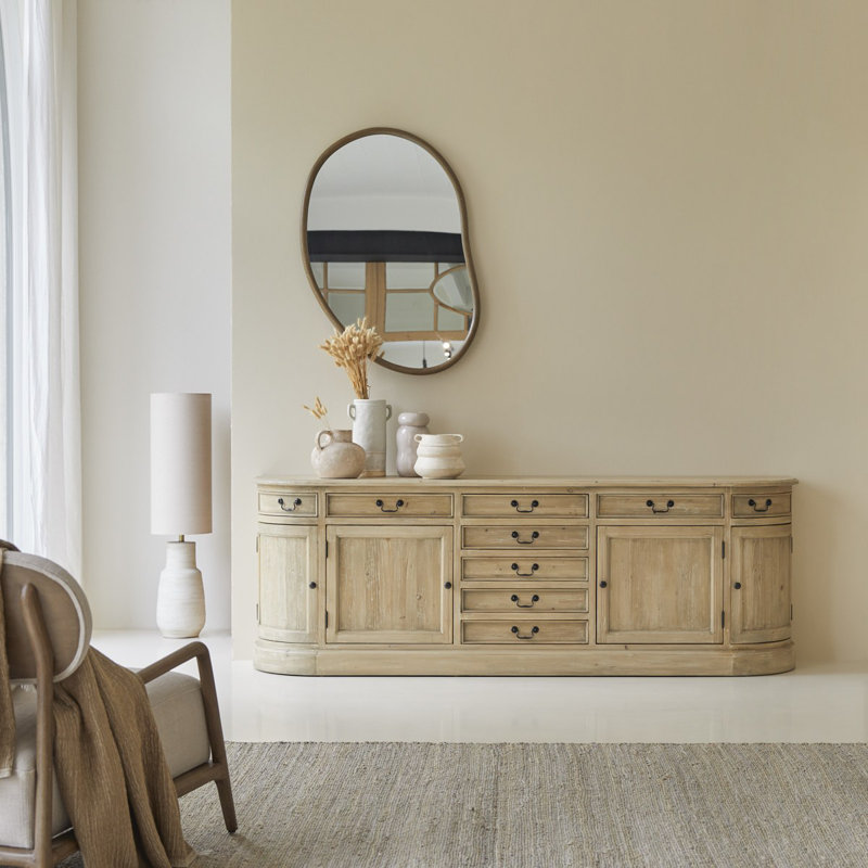 Celeste 88.58'' W Solid Wood Sideboard