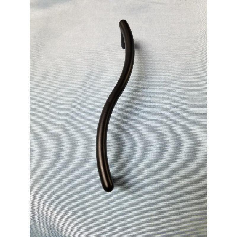 (Paquet de 13) Poignée plate 5 po noir Fusilli