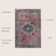 Sarok Ogee Medallion Machine-Washable Red/Blue/Brown Rug