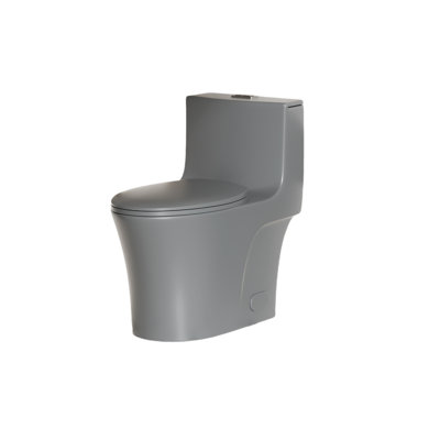 Light Gray Plastic Toilet Floor Bolt Cover Set