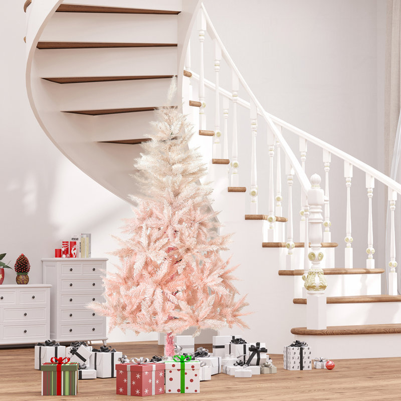 Arbre de Noël artificiel épinette rose 7 pi, 6.9'