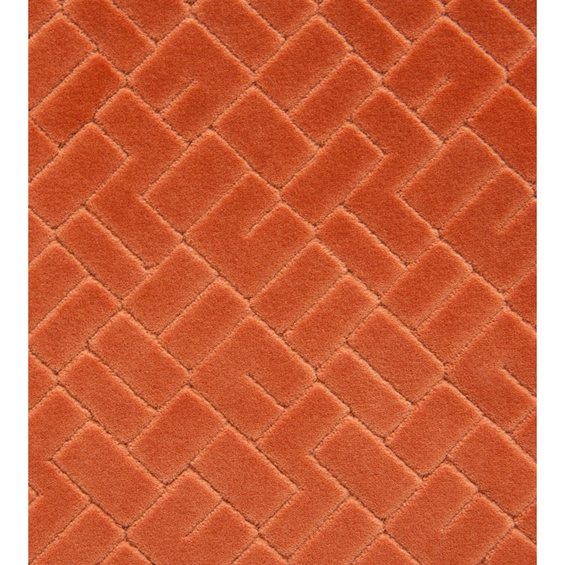Vallauris Heavy Duty Multipurpose Fabric, Orange/White