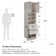 Aodren 4-Piece Modular Closet System
