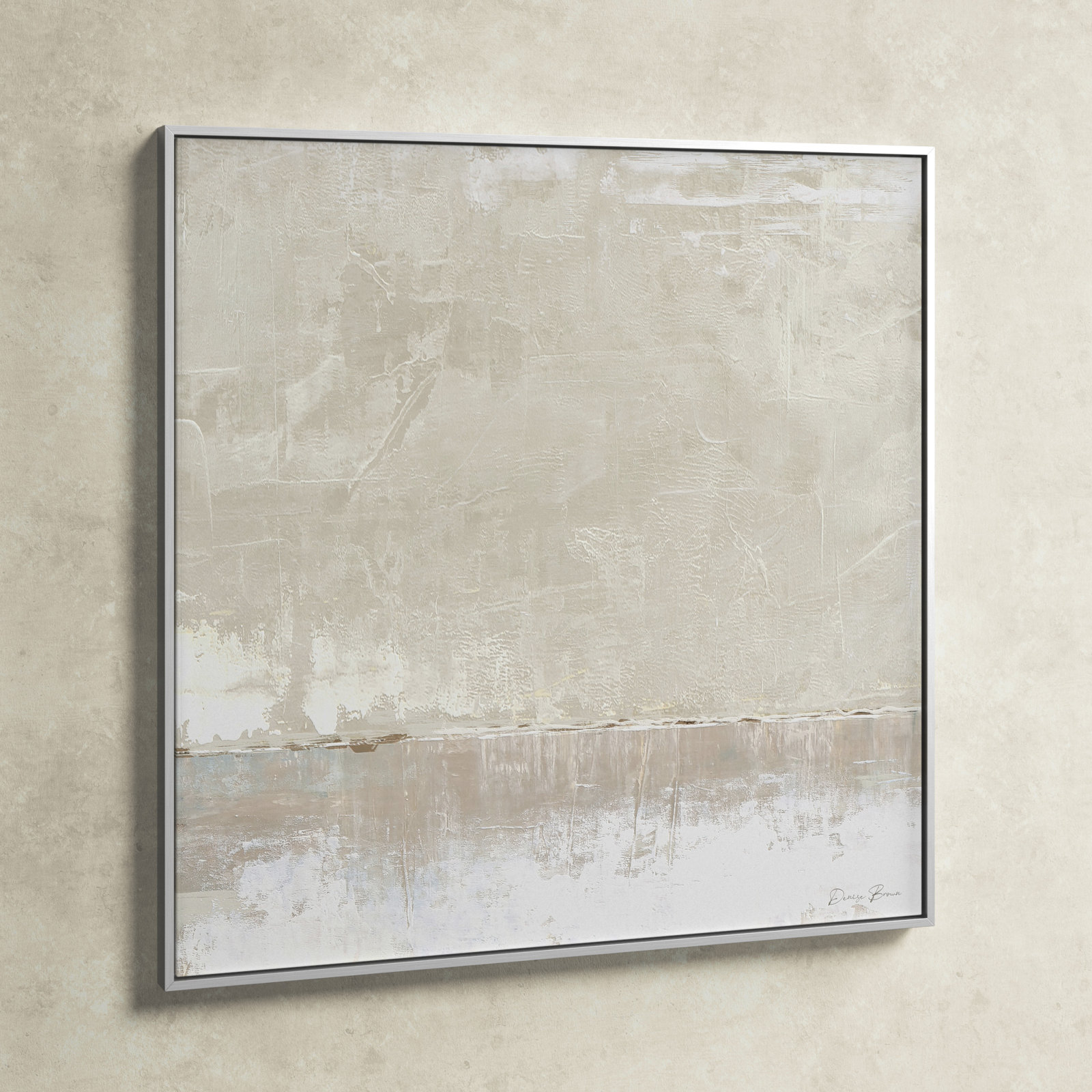 Delevan "Better Days" Print, 46.5" H x 46.5" W, Silver
