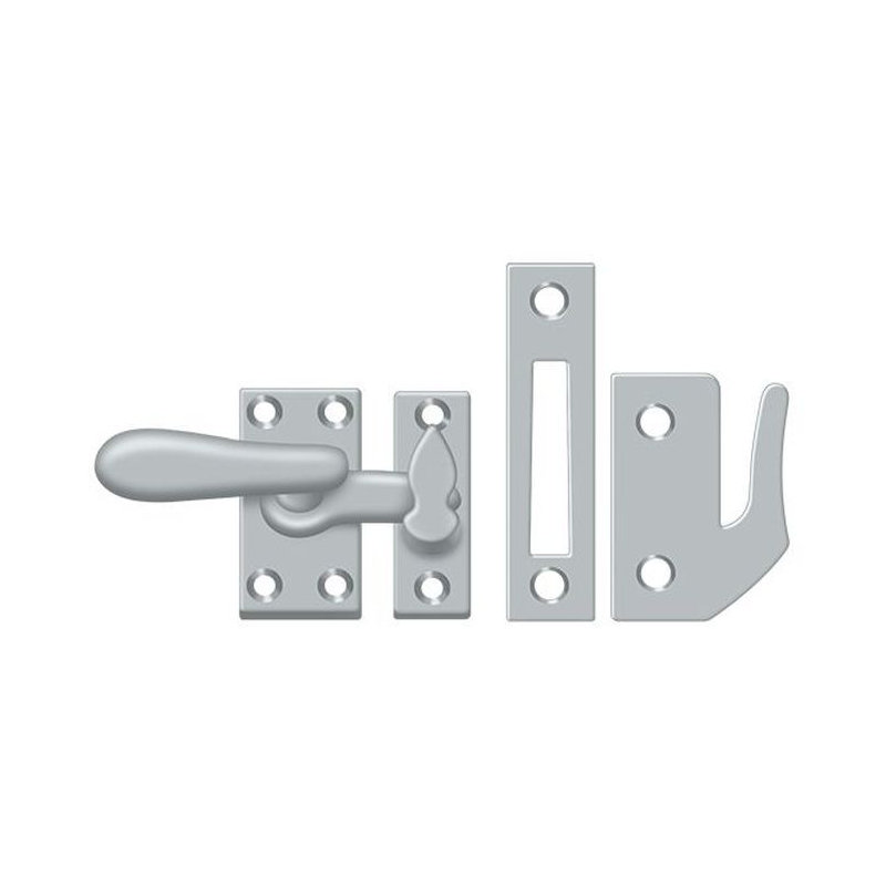 Hardware, 1.3" H x 1.5 W x 0.5" D, Brushed Chrome