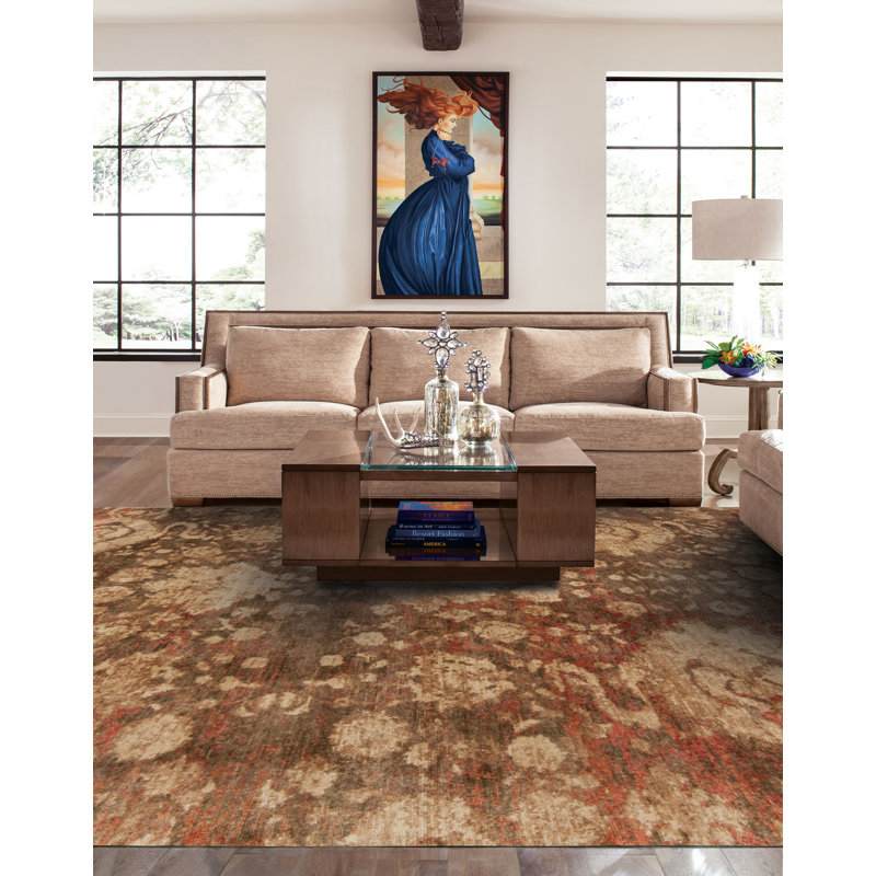 Tapis rectangulaire en laine Shangri-la, Échantillon 2 pi x 3 pi