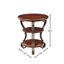 Meuble de salon de style traditionnel en cerisier brun 1 pièce