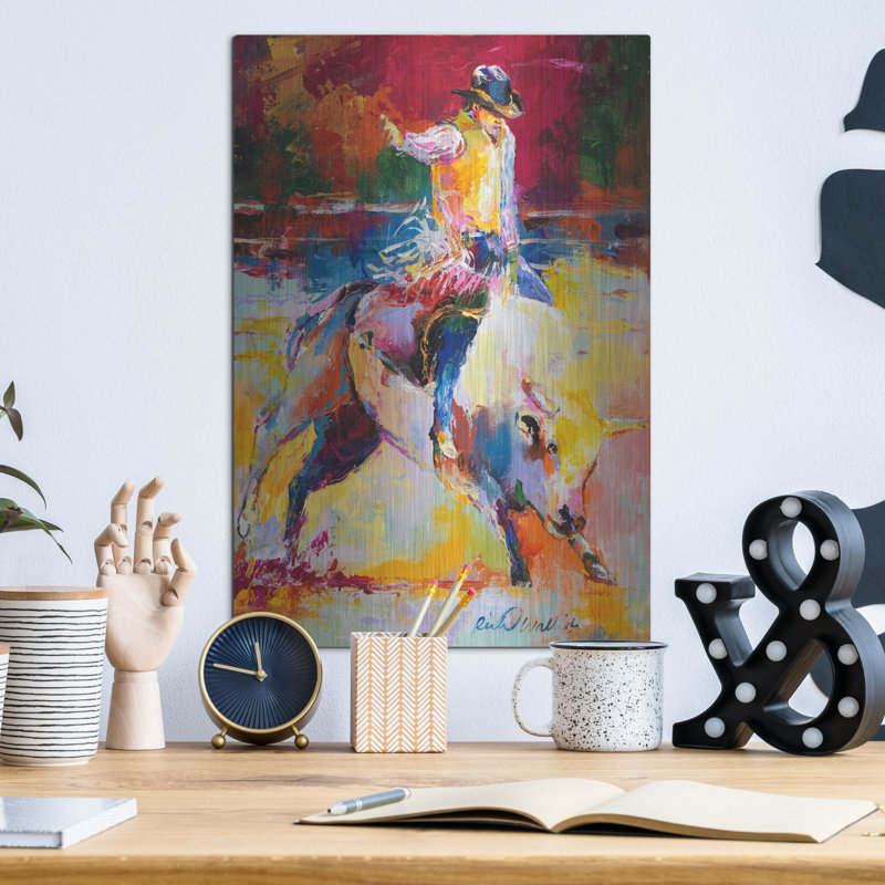 «Rodeo» par Richard Wallich, H 16 po x l 12 po