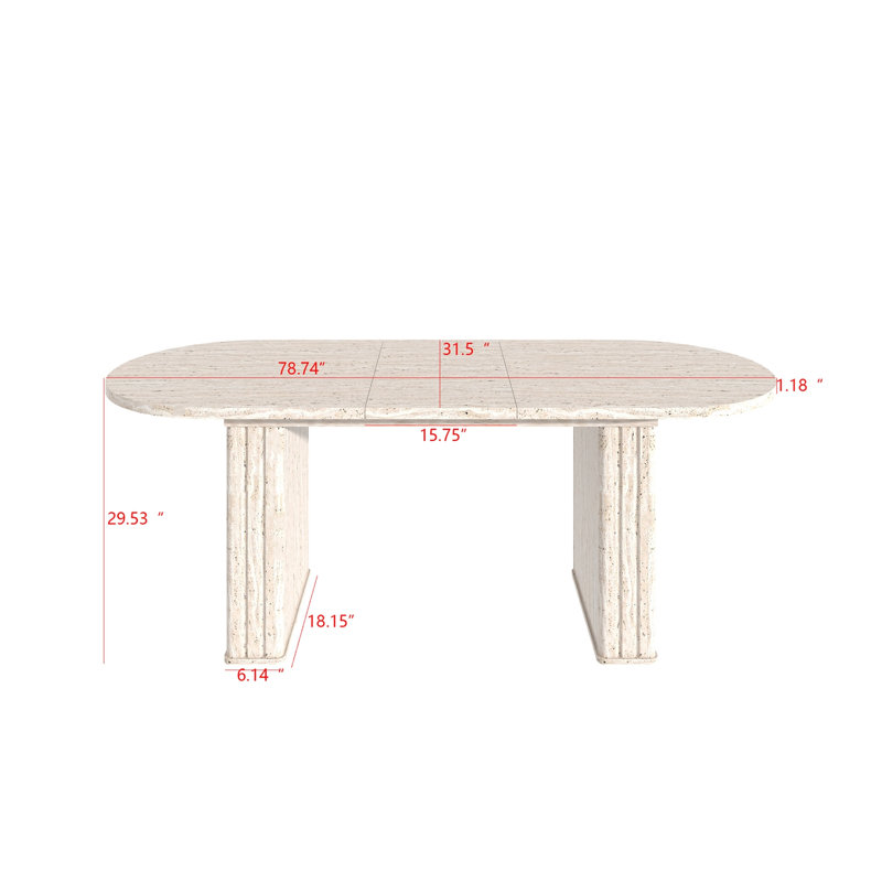 Carice ovale extensible avec base robuste