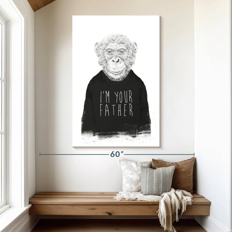 Brampt I'm Your Father, 51" H x 34" W