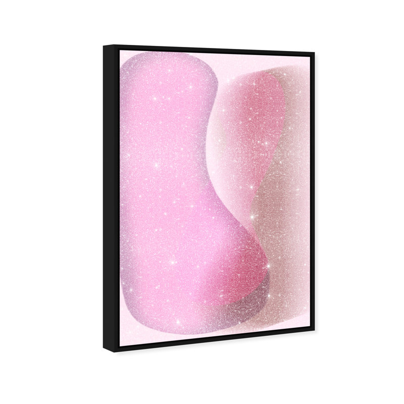 Dancing Lovers Print by Oliver Gal, 37"H x 25"W, Black Floater Frame