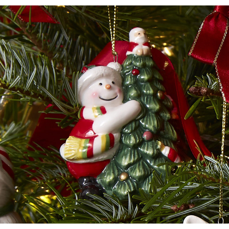 Ornement en forme de bonhomme de neige Spode