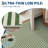 Modern Rug for Living Room Non-Slip Striped Accent Rug, Stain-Resistant Ultra-Thin Bedroom Carpet, Soft Low Pile Indoor Floor Mat for Kids Room, Nursery, Home Office-1776262248