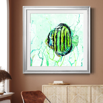 Outer Banks Swim - impression encadrée sur papier