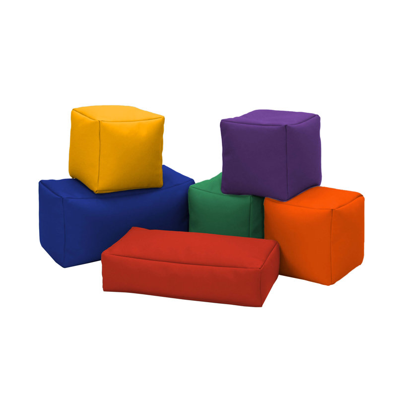 SoftScape Bean Block Set (6 Piece), Assorted