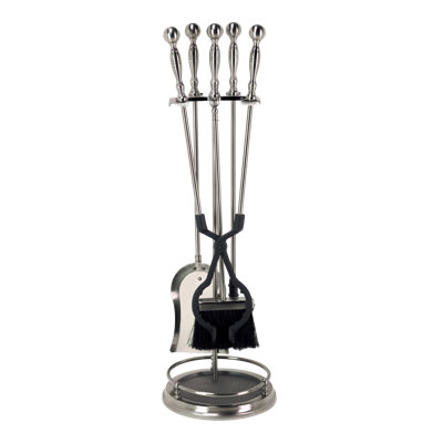 Ensemble d'outils de foyer en acier Linly