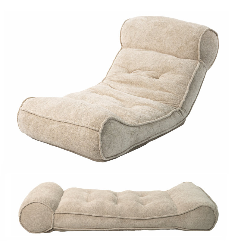 Fauteuil inclinable à dossier réglable à 5 positions pour lire ou se détendre en méditation, Chameau