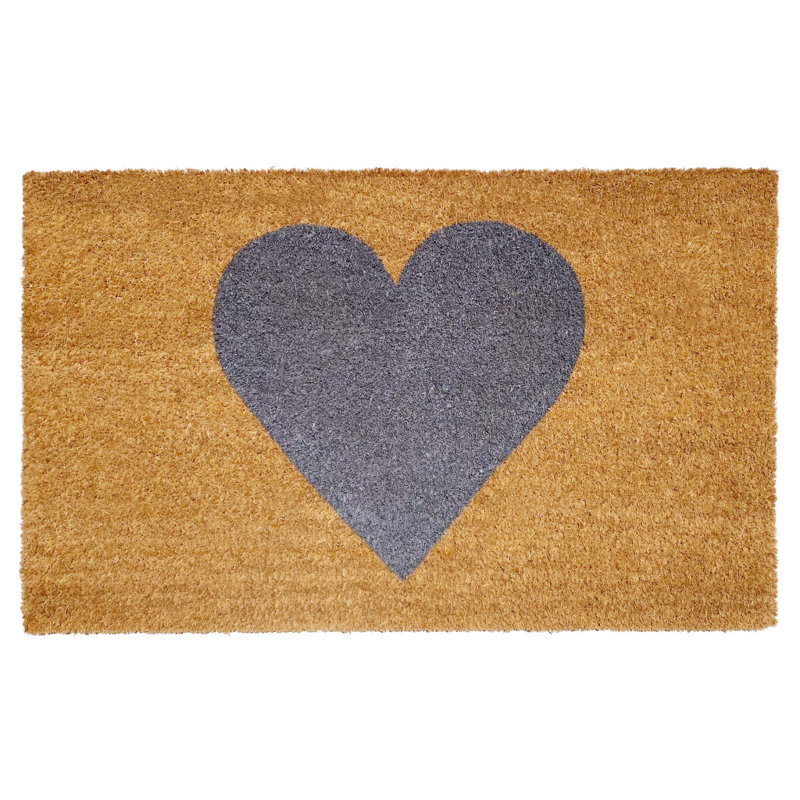 Paillasson 24 po x 36 po brun et gris