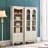 Modern White Manufactured Wood Display Stand