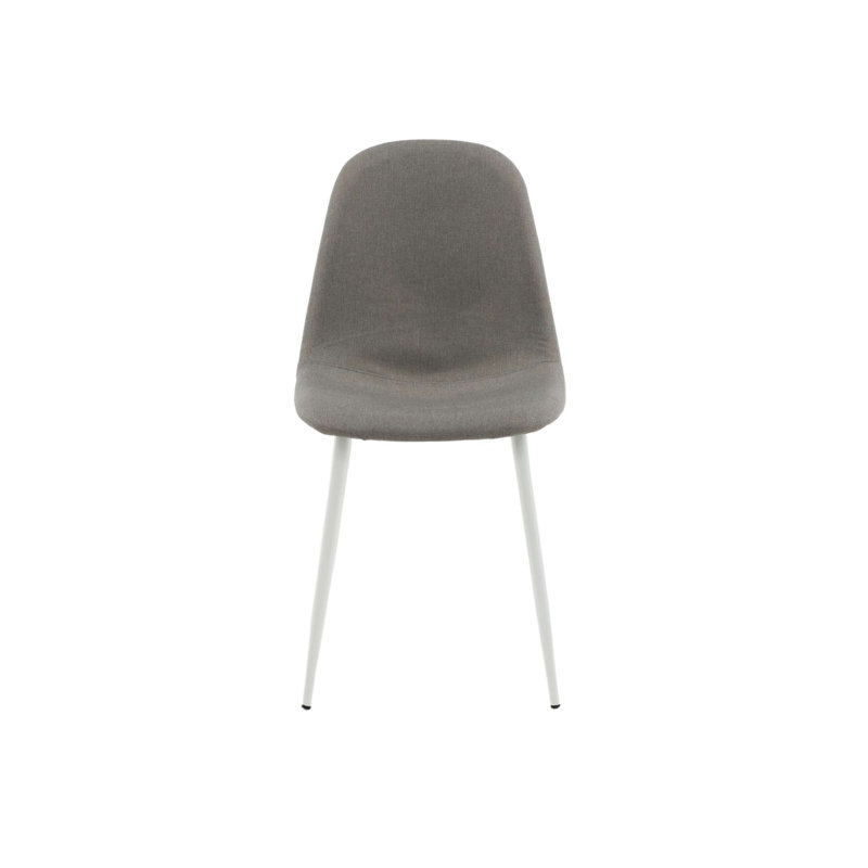 Stets 48cm H Upholstered Cantilever Chair, White, Grey
